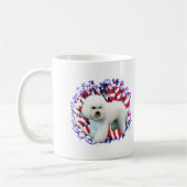 Mug Patriote de Bichon Frise (Gauche)