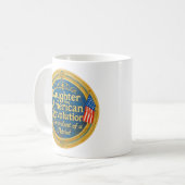 Mug Patriote descendant de la révolution américaine fi (Devant gauche)