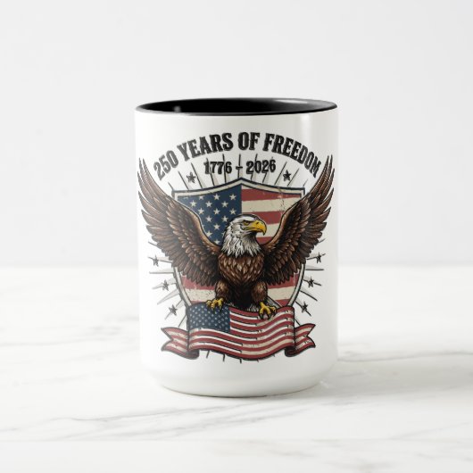 Mug Patriotic American Eagle (Centre)