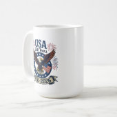 Mug Patriotic American Eagle 250 Years 1776-2026 (Devant gauche)