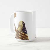 Mug Patriotic American Flag Ghost Halloween (Devant gauche)