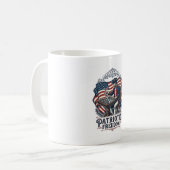Mug Patriotic Chess Player Vector Graphic Tee (Devant gauche)