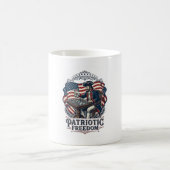 Mug Patriotic Chess Player Vector Graphic Tee (Centre)