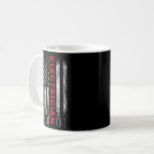 Mug Patriotic Electrician American Flag Fathers Day  (Devant gauche)