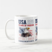 Mug Patriotic Freedom America's 250th Anniversary (Gauche)
