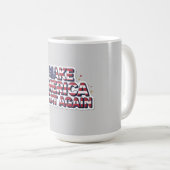 Mug Patriotic Peace Decal (Devant droit)