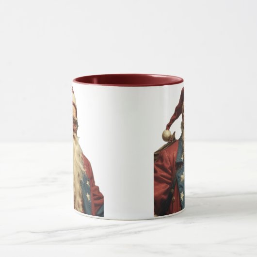 Mug Patriotic Santa Clause (Centre)