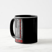 Mug Patriotic US Citizen Family Funny Quote American (Devant gauche)