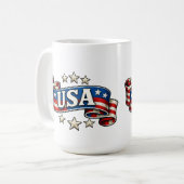 Mug Patriotic USA Banner (Devant gauche)