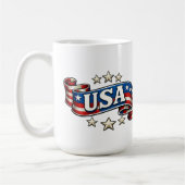 Mug Patriotic USA Banner (Gauche)