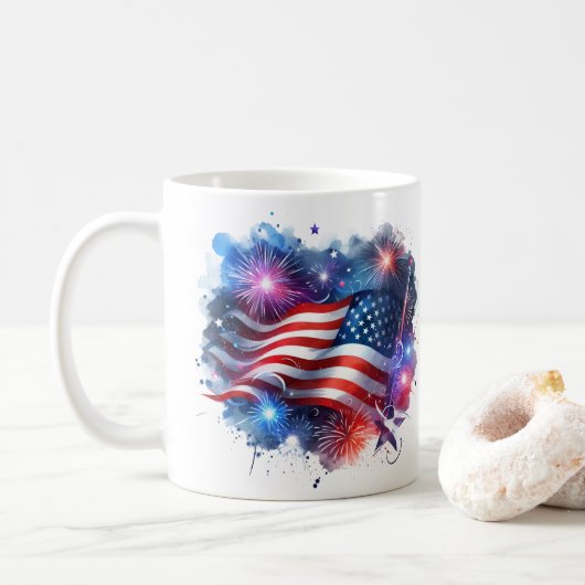 Mug Patriotique (Avec donut)