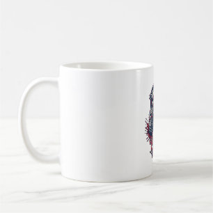 Mug Patriotique 1776 Hors Route Camion Monstre Crâne L