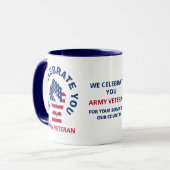 Mug Patriotique Américain VOUS CÉLÉBRE (Devant gauche)