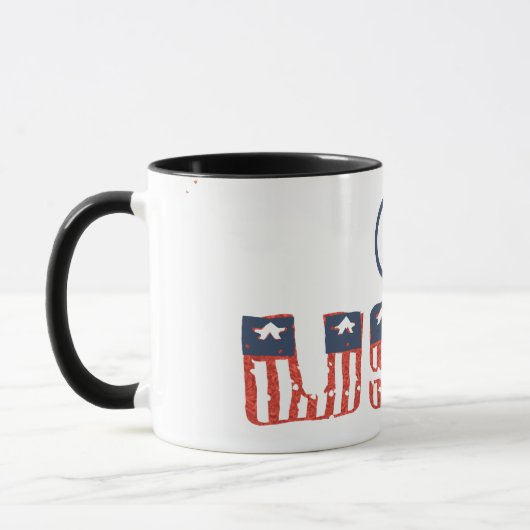 Mug patriotique avec Bell Liberty (Gauche)