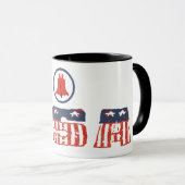 Mug patriotique avec Bell Liberty (Devant droit)