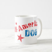 Mug Patriotique Boston Terrier (Devant droit)