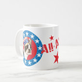 Mug Patriotique Boston Terrier (Devant gauche)