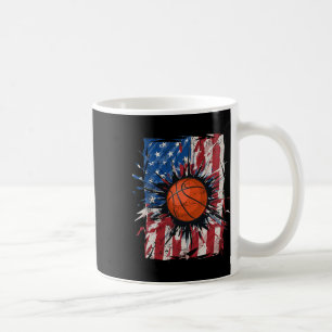 Mug Patriotique Bysketbyll 4 juillet Hommes Américains