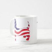 Mug Patriotique Dachshund (Devant gauche)