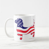 Mug Patriotique Dachshund (Gauche)