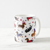Mug Patriotique Dachshund (Devant droit)