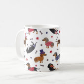 Mug Patriotique Dachshund (Devant gauche)
