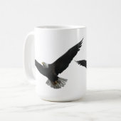Mug Patriotique d'aigle chauve (Devant gauche)