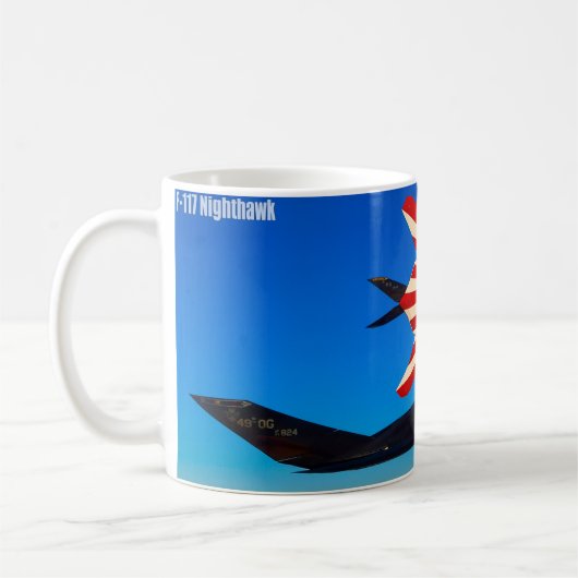 Mug patriotique F-117 NIGHTHAWK (Gauche)