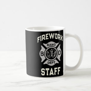 Mug Patriotique Firework Personnel 4 juillet Sécurité