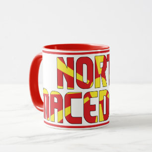 Mug Patriotique nord "Sippin' avec la Macédoine du Nor