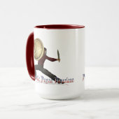 Mug Patriotique païen américain (Devant gauche)