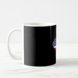 Mug Patriotique Pickleball US Drapeau Conception