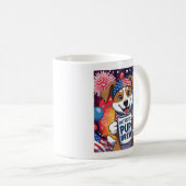 Mug Patriotique Pup Brew (Devant droit)