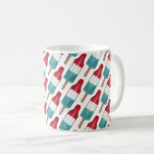 Mug Patriotique Rouge Blanc Bleu Rocket Popsicle USA (Devant droit)