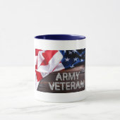 Mug Patriotique "vétéran de l'armée" (Centre)