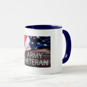 Mug Patriotique "vétéran de l'armée" (Devant droit)