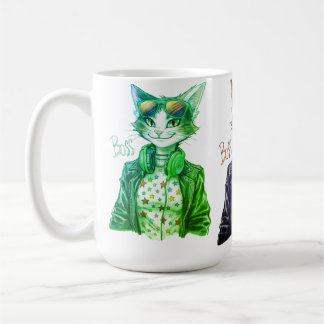 Mug Patron Chat Cool - Idée Cadeau Drôle pour Amateur 
