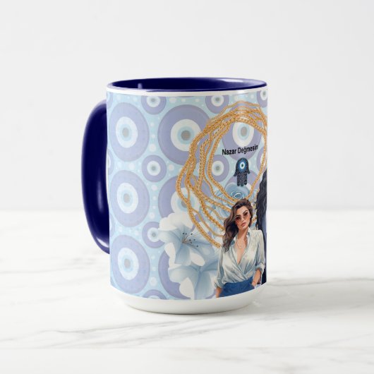 Mug Patron dame Mal oeil (Devant gauche)