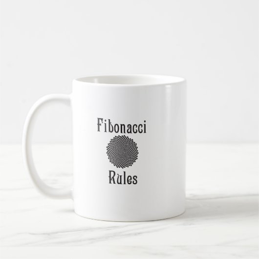 Mug patron de fibonacci (Gauche)