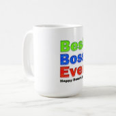 Mug Patron du jour du patron le meilleur jamais (Devant gauche)