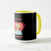 Mug patron fille mignon édition unique (Devant droit)
