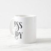 Mug Patron Lady Funny Bureau Cadeau Employé (Devant gauche)