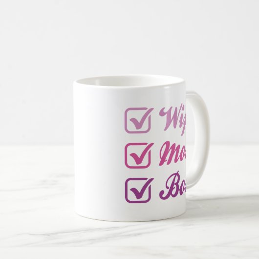 Mug Patron maman femme (Devant droit)