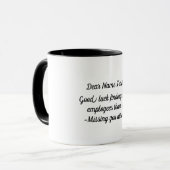 Mug Patron Personnalisé Laissant Cadeau Cher Traître B (Devant gauche)
