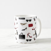 Mug Patronne de mode et accessoires fille (Devant droit)