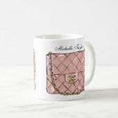 Mug patronne de mode féminine moderne tendance (Devant droit)