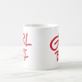 Mug Patronne Fille Typographie Rouge Gras Féminin Fémi (Centre)