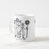 Mug Patrouille de passage à l'école Lollipop Grève hom (Devant gauche)