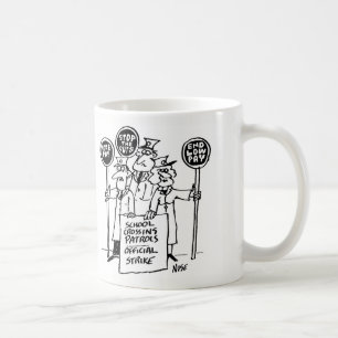 Mug Patrouille de passage à l'école Lollipop Grève hom