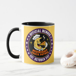 Mug Patrouille de Snack de Minuit Rétro Halloween